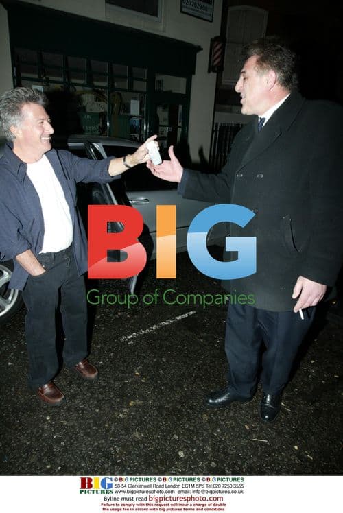 Dustin Hoffman Leaves London Club