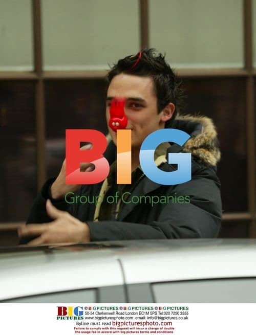 Gareth Gates Celebrates Red Nose Day in London