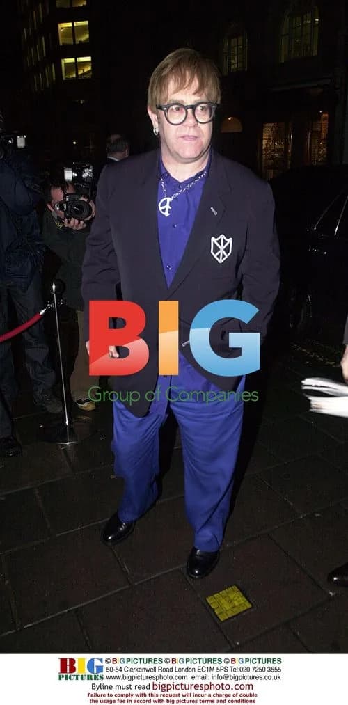 Elton John at AIDS Foundation Party