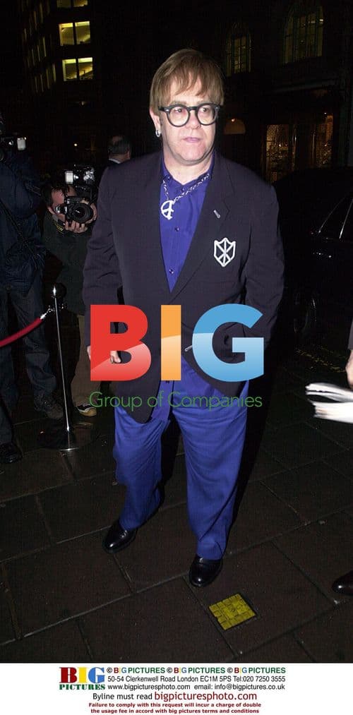Elton John at SIR ELTON JOHN'S AIDS FOUNDATION event