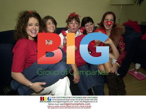 Nadia Sawalha, Claudia Winkleman & More at Red Nose Day Event