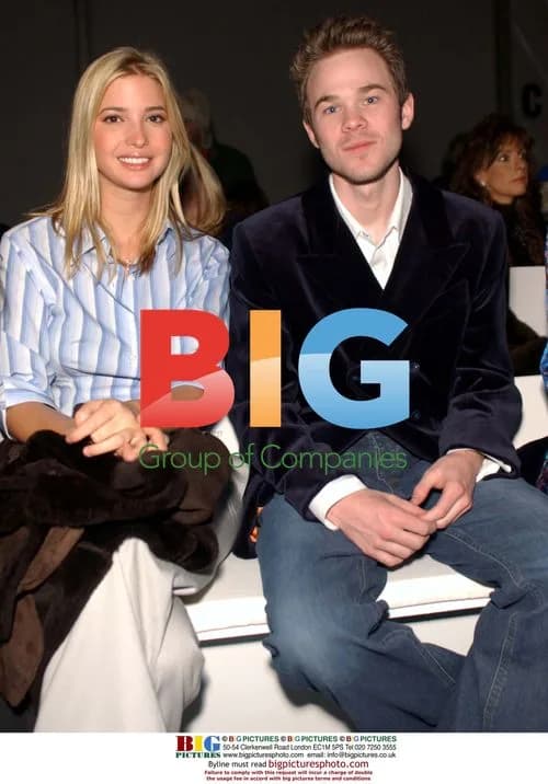 Shawn Ashmore and Ivanka Trump at Fashion Show