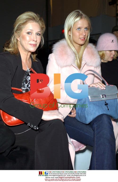 Nikki and Kathy Hilton at Fashion Show