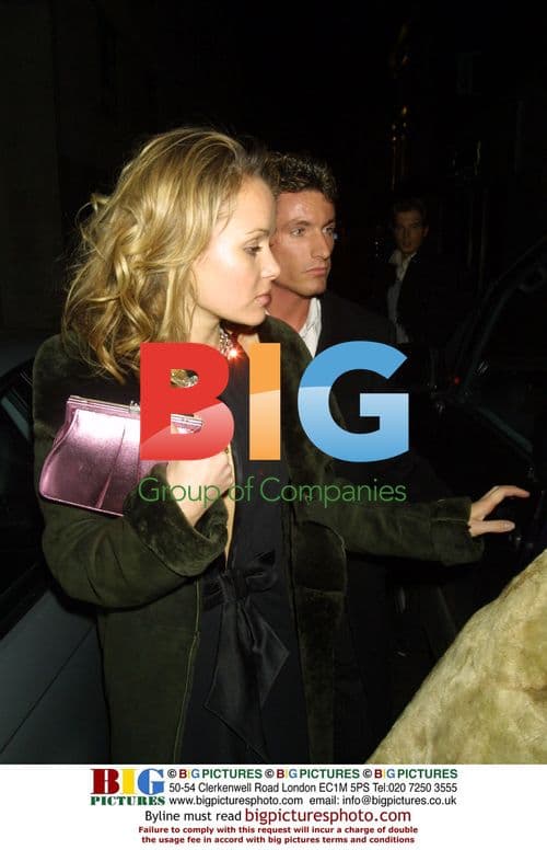 Actress Amanda Holden and Actor Dean Gaffney