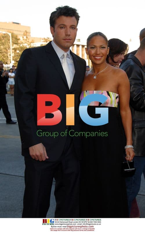 Ben Affleck and Jennifer Lopez at Daredevil premiere