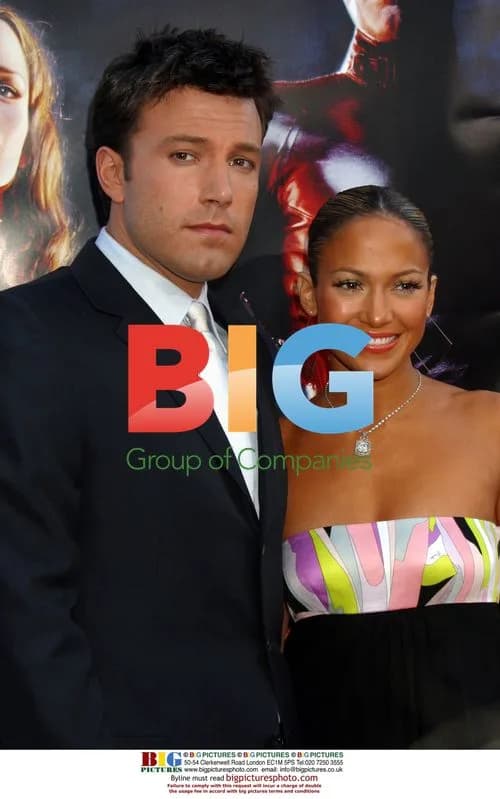 Ben Affleck and Jennifer Lopez at Daredevil premiere