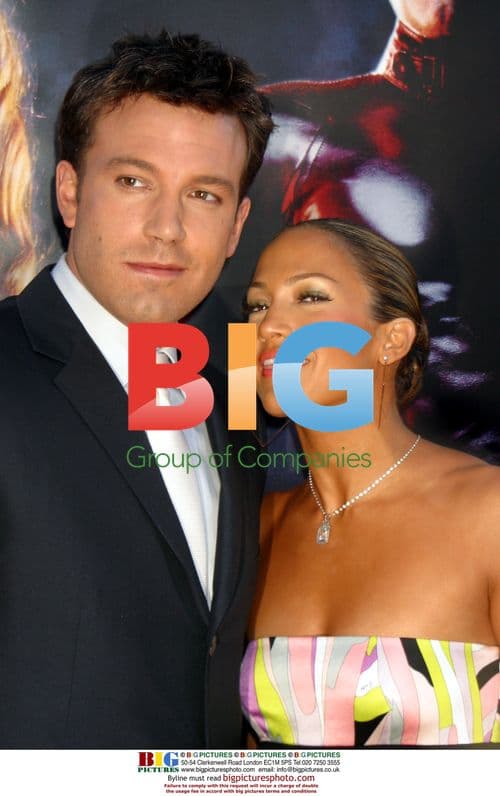 Affleck and Lopez at "Daredevil" premiere