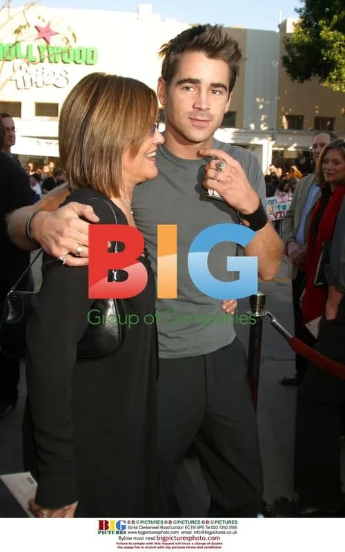 Colin Farrell and mother Rita at 'Daredevil' premiere