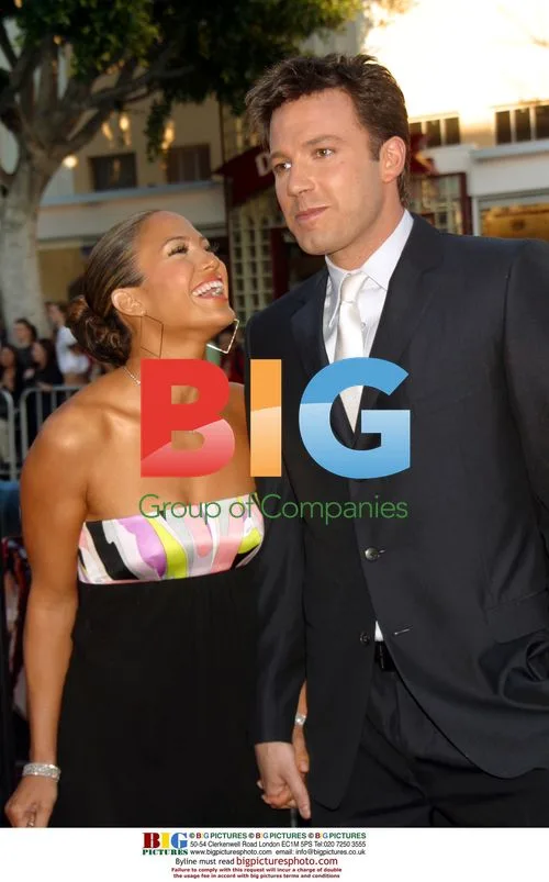 Ben Affleck and Jennifer Lopez at "Daredevil" Premiere