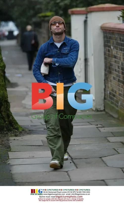 Jude Law Leaves North London Home