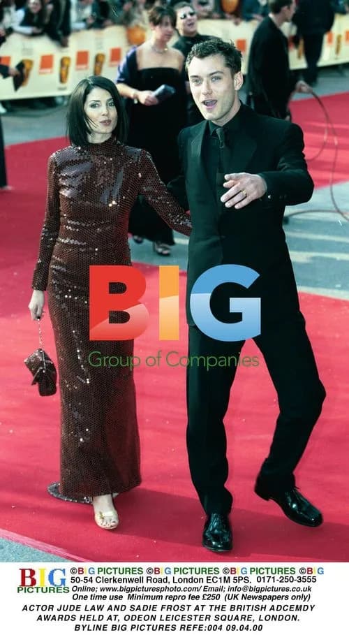 Jude Law and Sadie Frost at British Academy Awards