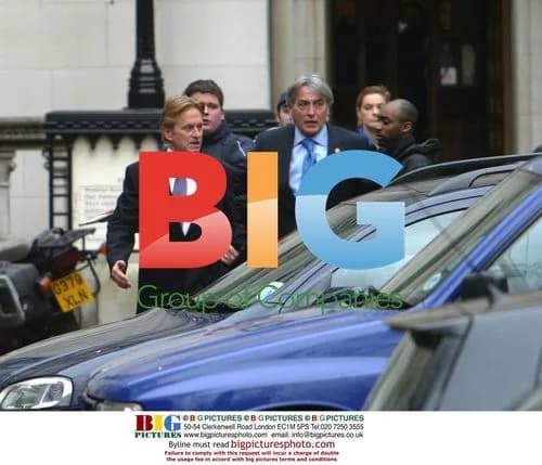 Catherine Zeta Jones and Michael Douglas leave court