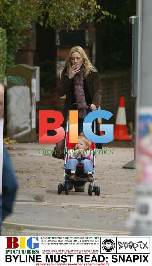 Kate Winslet Frowning in North London
