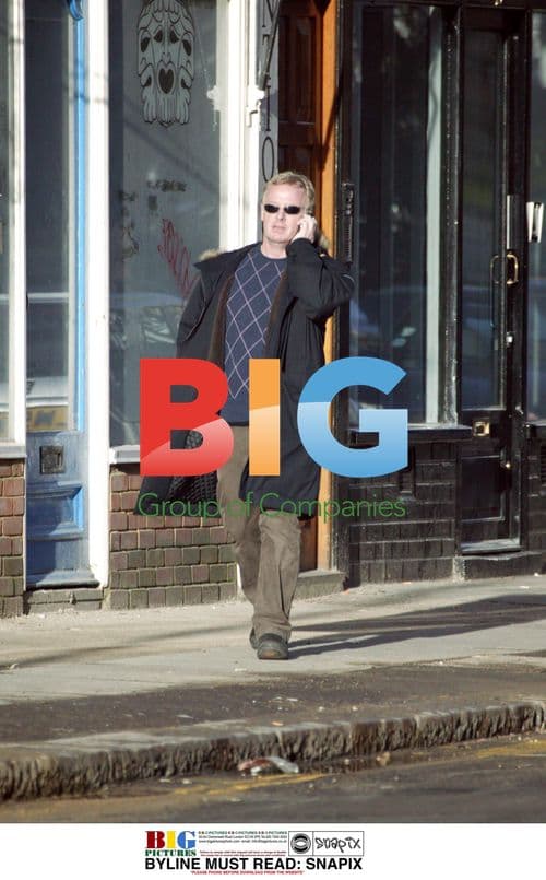 TV Presenter Les Dennis Out for Walk in London