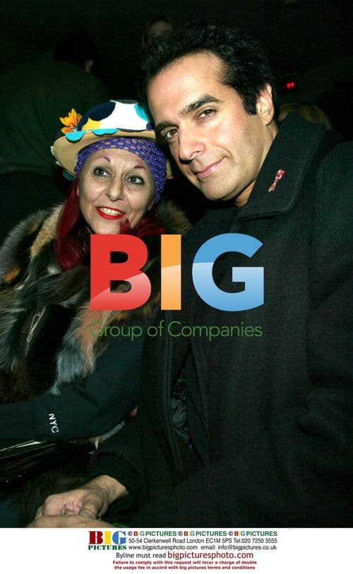 Designer Patricia Field & Magician David Copperfield