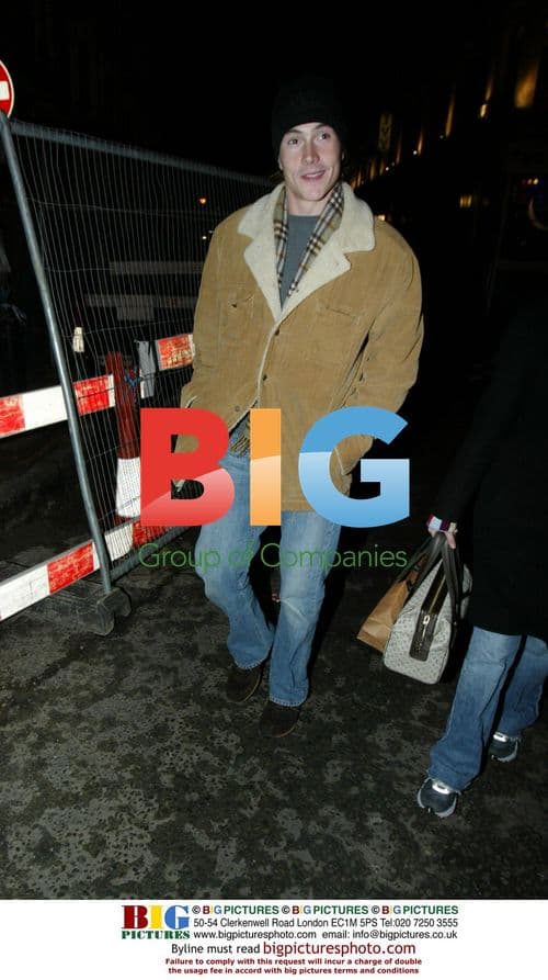 Chris Klein at the Ivy Restaurant in London