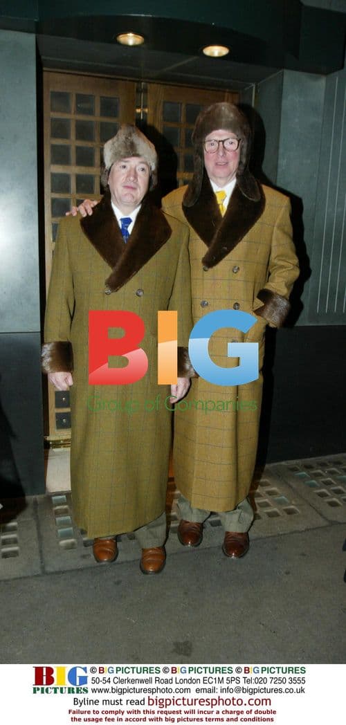 Comedians George and Giles at the Ivy