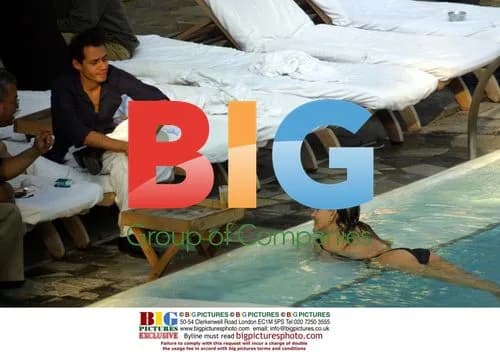 Marc Anthony Relaxing in Miami Beach