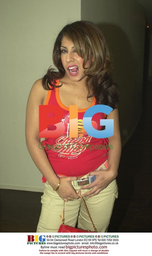 Narinda from Big Brother at Cobra Bar launch