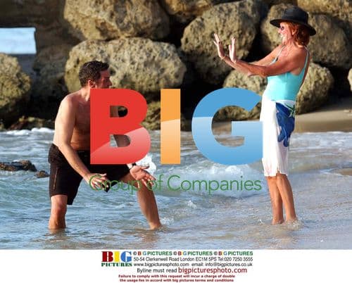 Cilla Black and Dale Winton in Barbados