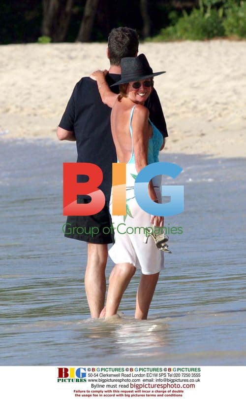 Cilla Black and Dale Winton in Barbados