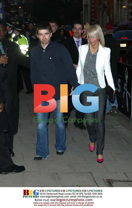 Noel Gallagher and Sarah Macdonald at NME Awards