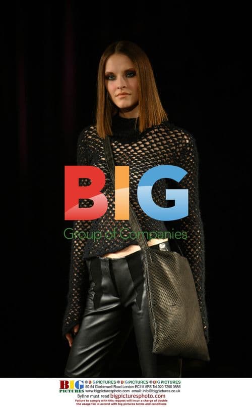 Model on catwalk for FANI fashion show