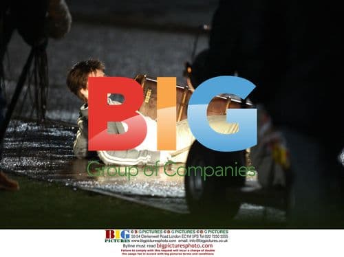 Daniel Radcliffe on Harry Potter set