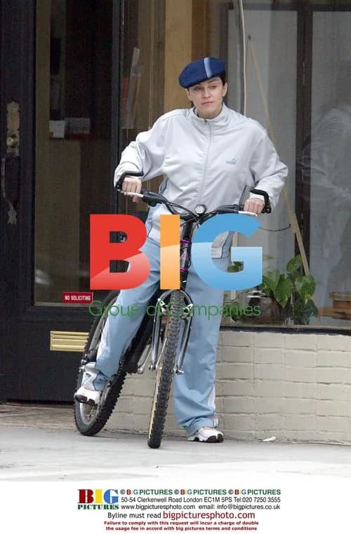 Madonna Riding Bike to Kabbalah Centre