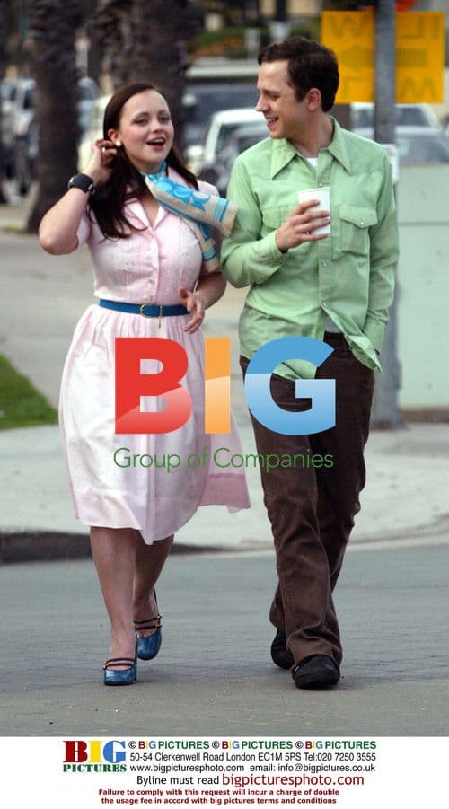 Cristina Ricci, Giovanni Ribisi and Franka Potente on set