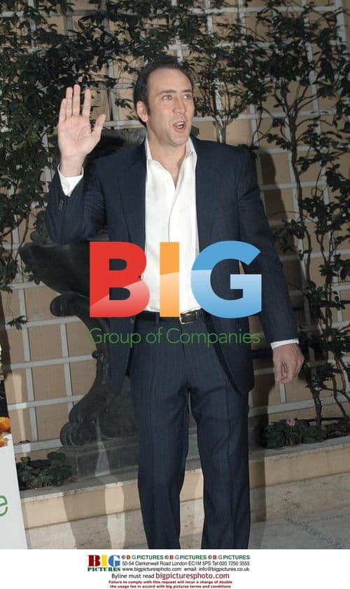 Nicholas Cage at Press Conference for New Movie