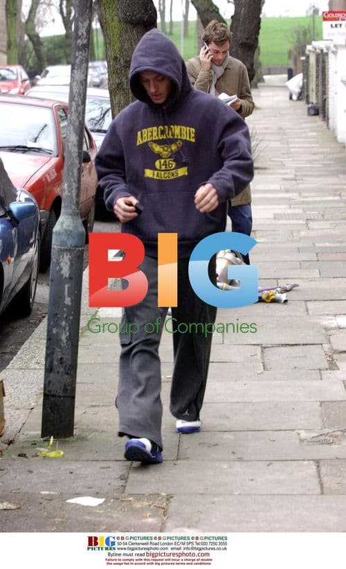 Jude Law Spotted With Dyson Cleaner