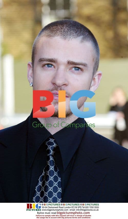 Justin Timberlake at the BRIT Awards 2003