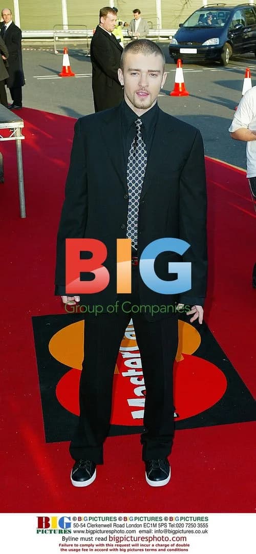 Justin Timberlake at BRIT Awards 2003