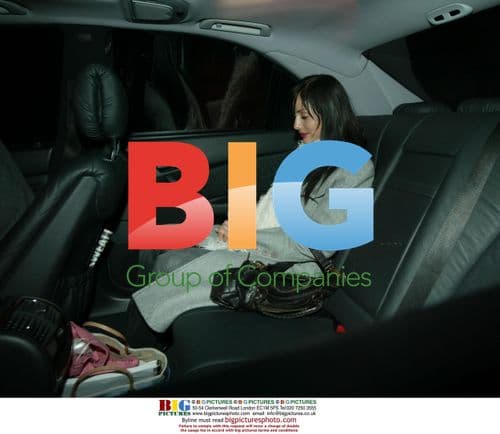 Natalie Imbruglia leaving London bar