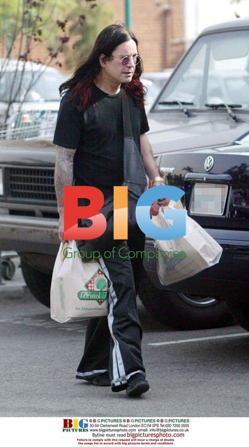 Ozzy Osbourne struggles to park new car