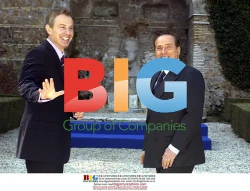 Blair and Berlusconi Meet in Rome