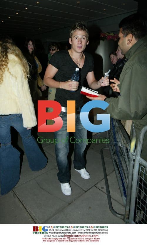 Lee from Blue at EMI Brits After Party