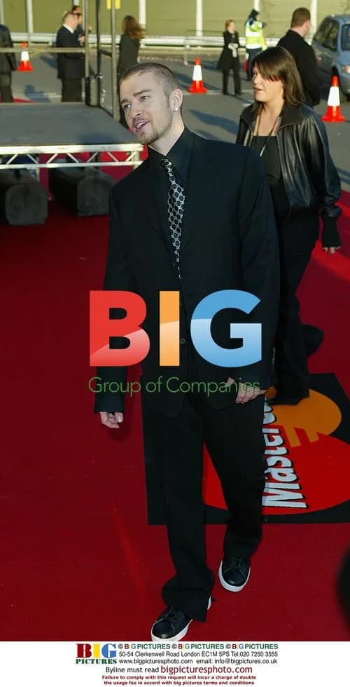 Justin Timberlake at BRIT Awards 2003