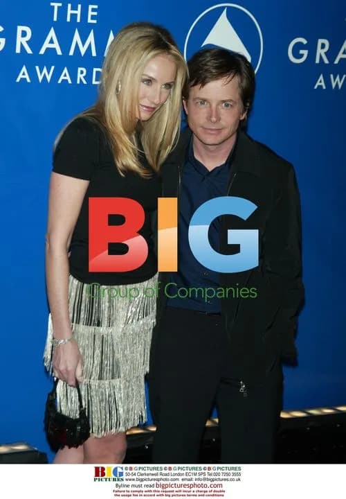 Tracy Pollen & Michael J. Fox at 45th Grammys