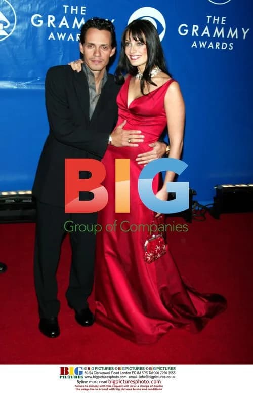 Marc Anthony & Wife at 45th Annual Grammy Awards