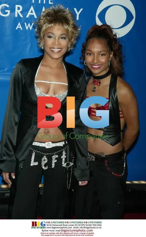 TLC members T-Boz and Chili at 45th Grammys