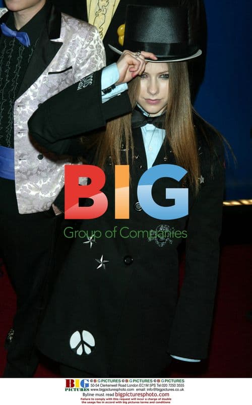 Avril Lavigne at 45th Grammys