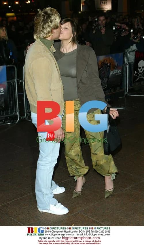 Jade Goody and Jeff at Jackass Premiere