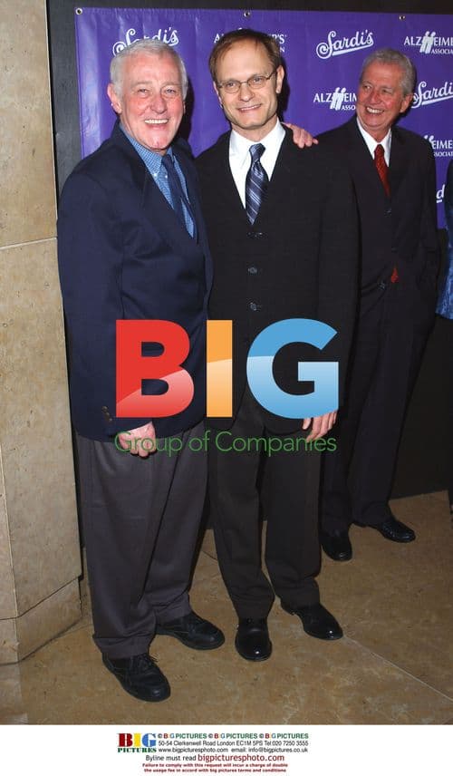 John Mahoney and David Hyde Pierce at Alzheimer's Fundraiser