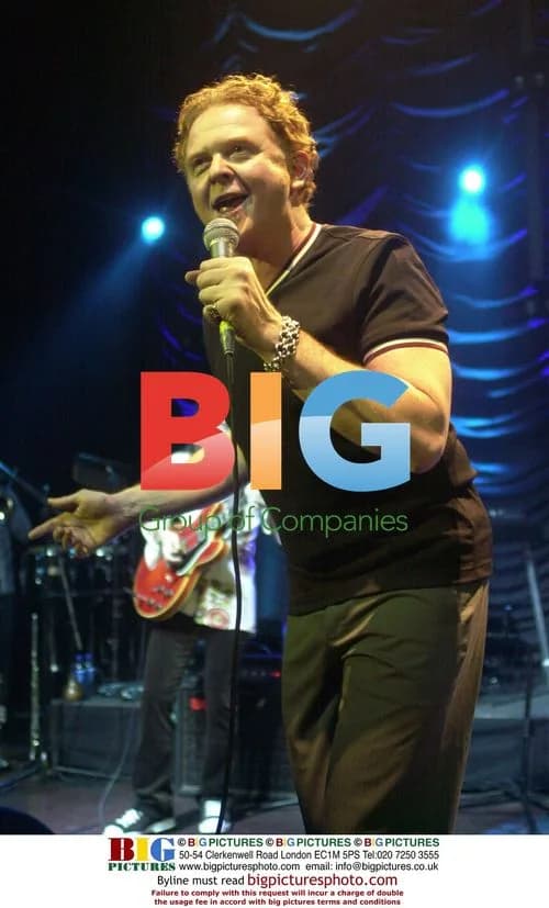 Mick Hucknall and Simply Red at Charity Concert