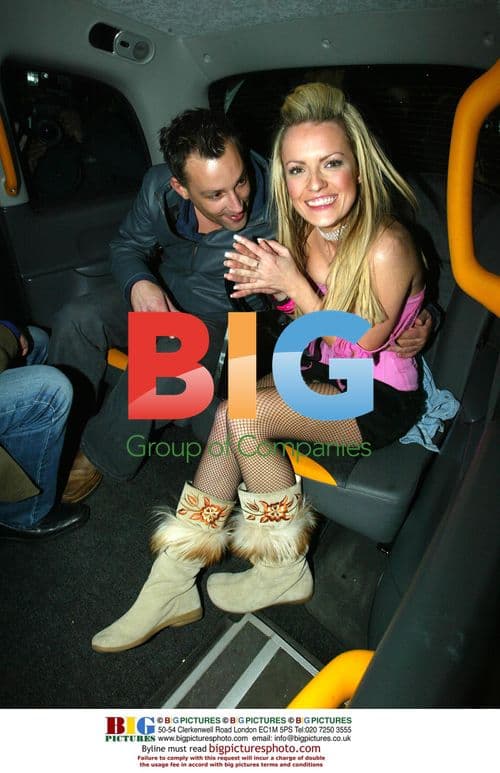 Toby Anstis and Hayley Evetts Arrive at China Whites