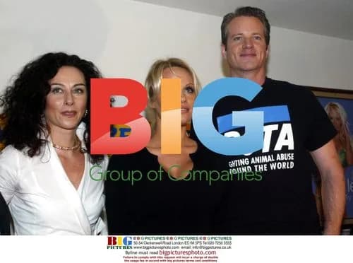 Pamela Anderson at PETA press conference in Vienna