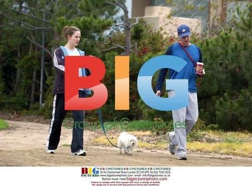 Jennifer Garner and Scott Foley walk dogs