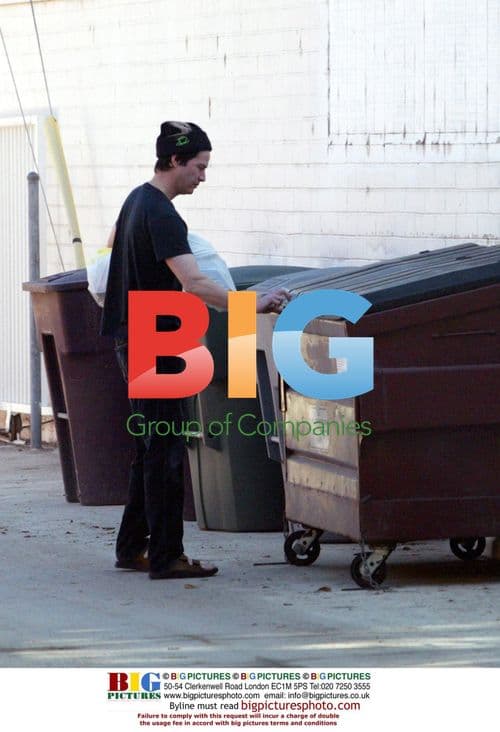 Keanu Reeves Takes Out Trash